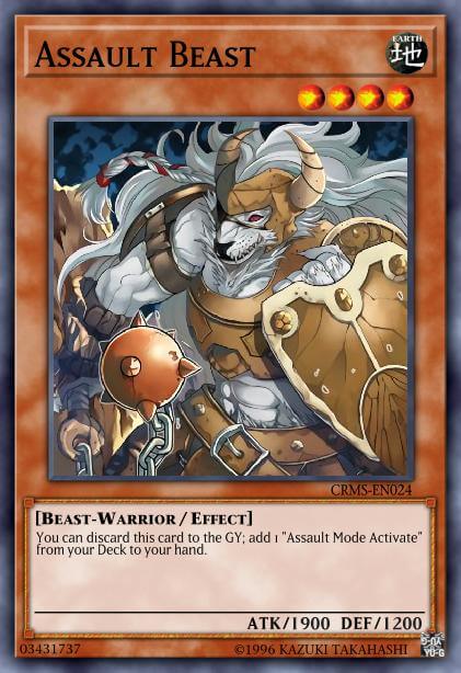 Assault Beast isn't a good card on its own, but being searchable makes it usable in combos.